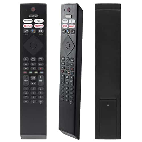 Télécommande Vocale pour Philips 8506 série pus85 LCD/LED Smart TV, Compatible avec 43PUS8506/12 50PUS8506/12, 55OLED706/12 avec Bouton Netflix Prime Vidéo Rakuten TV