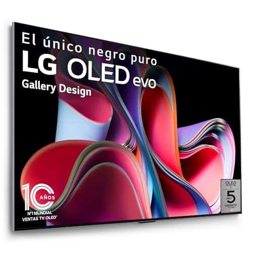TV OLED Evo LG OLED65G3 164 cm 4K UHD Smart TV 2023 Noir et Argent