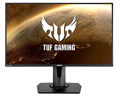 ASUS TUF Gaming VG279QM HDR Gaming Monitor - 27 Inch Full HD (1920 x 1080), Fast IPS, 280Hz, 1 ms (GTG), Extreme Low Motion Blur Sync, G-SYNC Compatible, DisplayHDR 400, Black