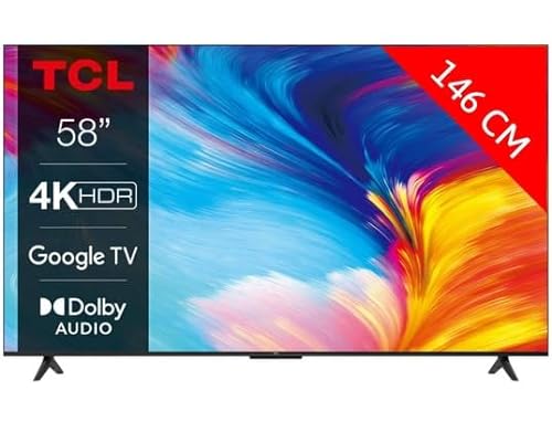 TCL TV LED 4K 146 cm TV 4K LED 58P631 Google TV